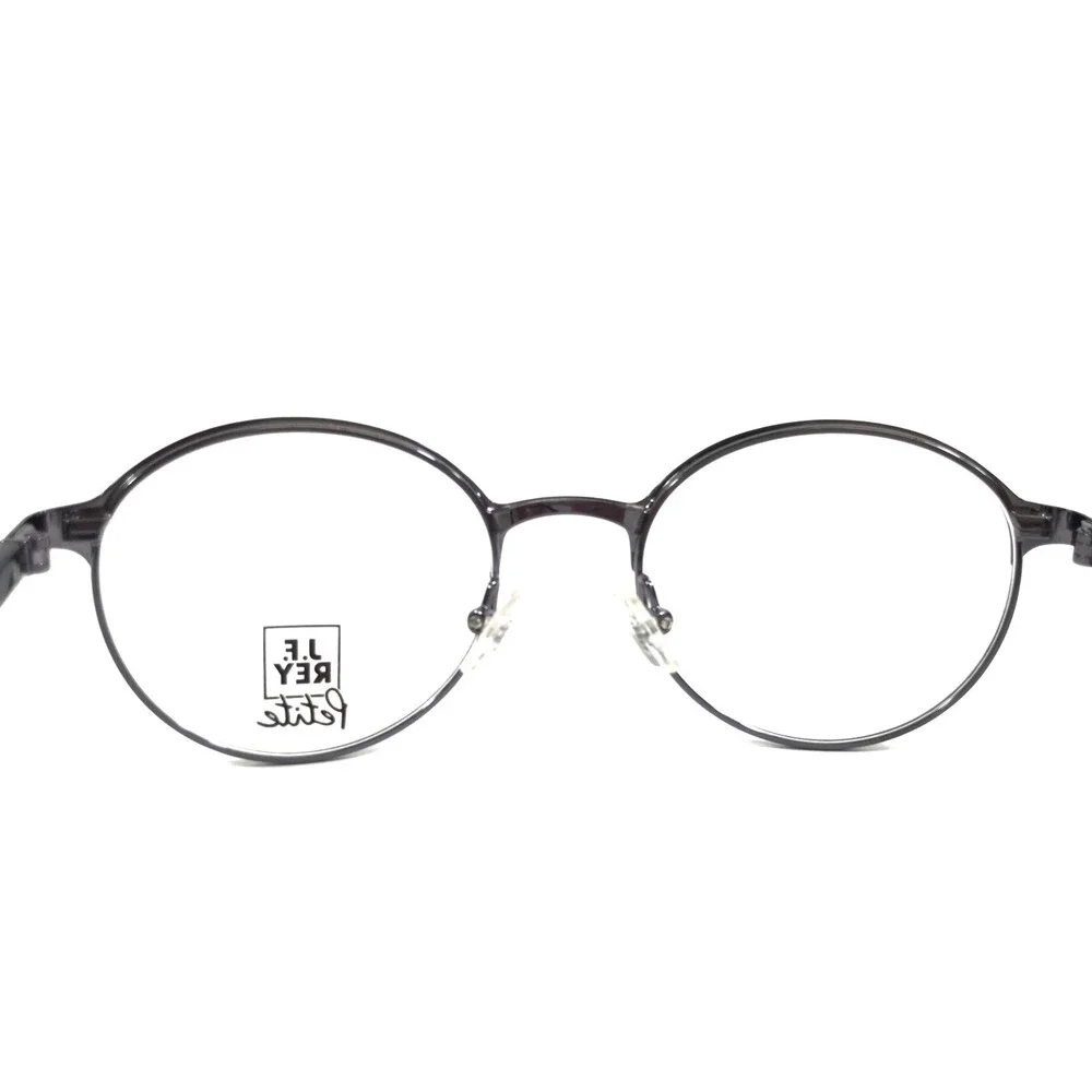 J.F. Rey Petite Eyeglasses Frames PM054 2505 Brown Tortoise Blue Round 46-18-140